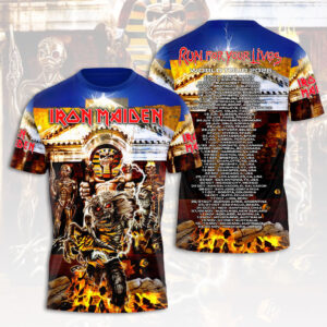 Iron Maiden 2026 World Tour 3D Apparel - HOATT19892