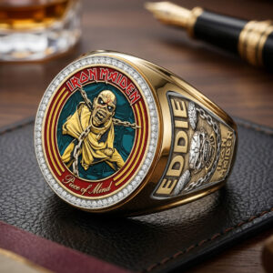 Iron Maiden 3D Engraved Ring - TMTHU7197
