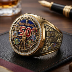 Iron Maiden 3D Engraved Ring - TMTHU7268