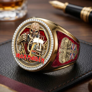 Iron Maiden 3D Engraved Ring - TMTHU7378