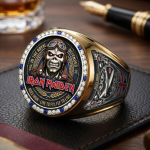 Iron Maiden 3D Engraved Ring - TMTHU7580
