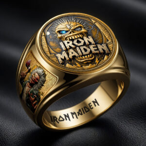 Iron Maiden 3D Engraved Ring - HOATT19125