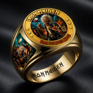 Iron Maiden 3D Engraved Ring - HOATT19529