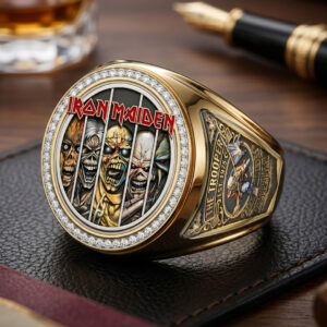 Iron Maiden 3D Engraved Ring - TMTHU7381