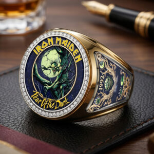 Iron Maiden 3D Engraved Ring - TMTHU7389