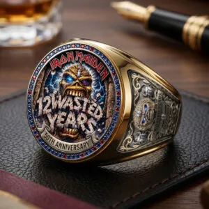Iron Maiden 3D Engraved Ring - TMTHU7600