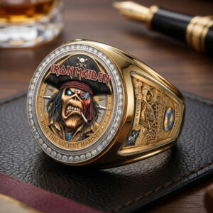 Iron Maiden 3D Engraved Ring - TMTHU7601