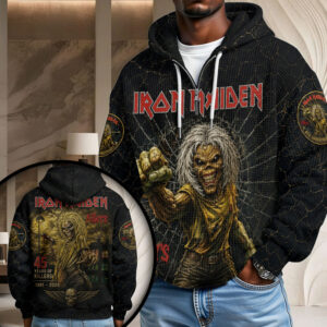Iron Maiden 3D Unisex Waffle Hoodie - TMTHU7744