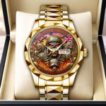 Iron Maiden Alloy Luxury Quartz Watch – HOATT19311