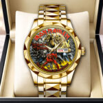 Iron Maiden Alloy Luxury Quartz Watch – HOATT19957