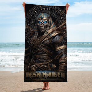 Iron Maiden Rectangle Beach Towel - TMTHU7611