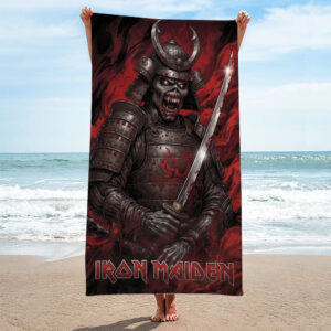 Iron Maiden Rectangle Beach Towel - TMTHU7743
