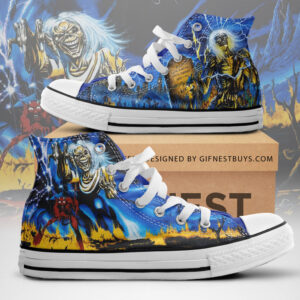 Iron Maiden High Top Canvas Shoes - TMTHU7647
