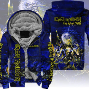 Iron Maiden Life After Death 3D Fleece Zip Hoodie - TMTHU7636