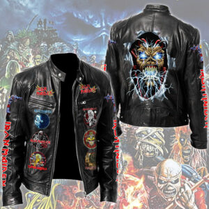 Iron Maiden Motorcycle Leather Jacket - TMTHU7377