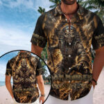 Iron Maiden Short Sleeve Button-Down Shirt – TMTHU7608