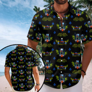 Iron Maiden Short Sleeve Button-Down Shirt – TANTN24628