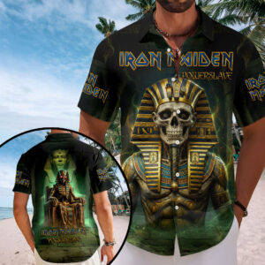 Iron Maiden Short Sleeve Button-Down Shirt – HOATT19513