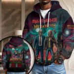 Iron Maiden x Megadeth 3D Unisex Waffle Hoodie – TMTHU7281