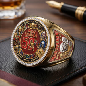 Iron Maiden 3D Engraved Ring - TMTHU7191