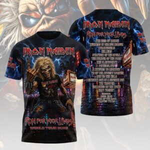 Iron Maiden 2026 World Tour 3D Apparel - HOATT19457