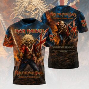 Iron Maiden 2026 World Tour 3D Apparel - HOATT19446