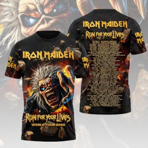 Iron Maiden 2026 World Tour 3D Apparel - HOATT19454