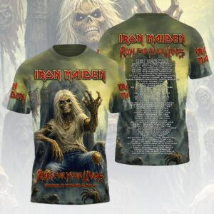 Iron Maiden 2026 World Tour 3D Apparel - HOATT19199
