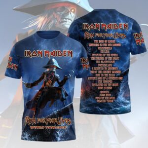 Iron Maiden 2026 World Tour 3D Apparel - HOATT19213