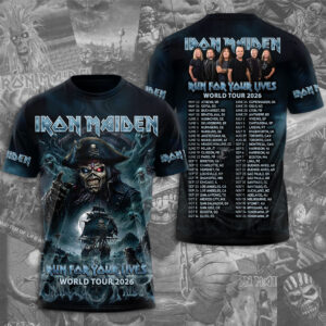 Iron Maiden 2026 World Tour 3D Apparel - TMTHU7898