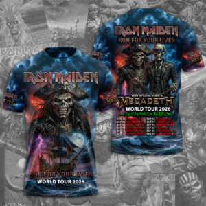 Iron Maiden 2026 World Tour 3D Apparel - TMTHU7388