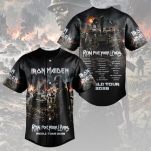 Iron Maiden 2026 World Tour Baseball Jersey - HOATT19885