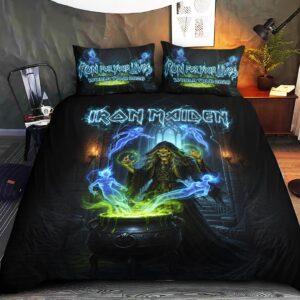 Iron Maiden 2026 World Tour 3-Piece Duvet Bedding Set - HOATT19301