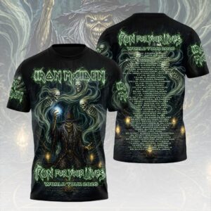 Iron Maiden 2026 World Tour 3D Apparel - HOATT19109