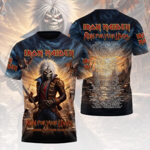 Iron Maiden 2026 World Tour 3D Apparel - HOATT19142