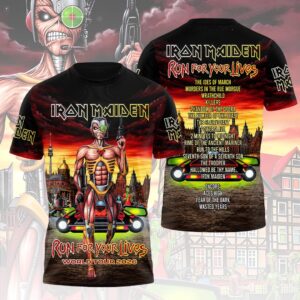 Iron Maiden 2026 World Tour 3D Apparel - HOATT19147