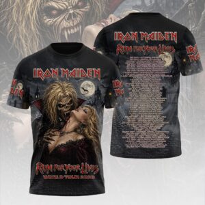 Iron Maiden 2026 World Tour 3D Apparel - HOATT19380
