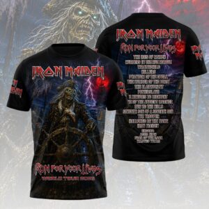 Iron Maiden 2026 World Tour 3D Apparel - HOATT19711