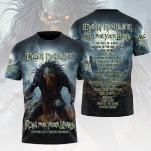 Iron Maiden 2026 World Tour 3D Apparel - HOATT19106