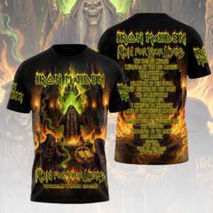 Iron Maiden 2026 World Tour 3D Apparel - HOATT19107