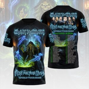 Iron Maiden 2026 World Tour 3D Apparel - HOATT19178