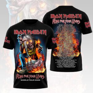 Iron Maiden 2026 World Tour 3D Apparel - HOATT19201