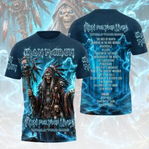 Iron Maiden 2026 World Tour 3D Apparel - HOATT19313