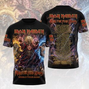 Iron Maiden 2026 World Tour 3D Apparel - HOATT19413