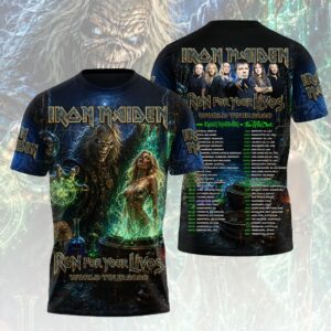 Iron Maiden 2026 World Tour 3D Apparel - HOATT19515