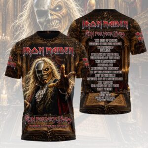 Iron Maiden 2026 World Tour 3D Apparel - HOATT19669