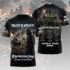 Iron Maiden 2026 World Tour 3D Apparel - HOATT19672