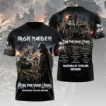 Iron Maiden 2026 World Tour 3D Apparel – HOATT19672