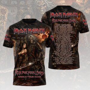 Iron Maiden 2026 World Tour 3D Apparel - HOATT19713