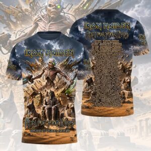 Iron Maiden 2026 World Tour 3D Apparel - HOATT19854
